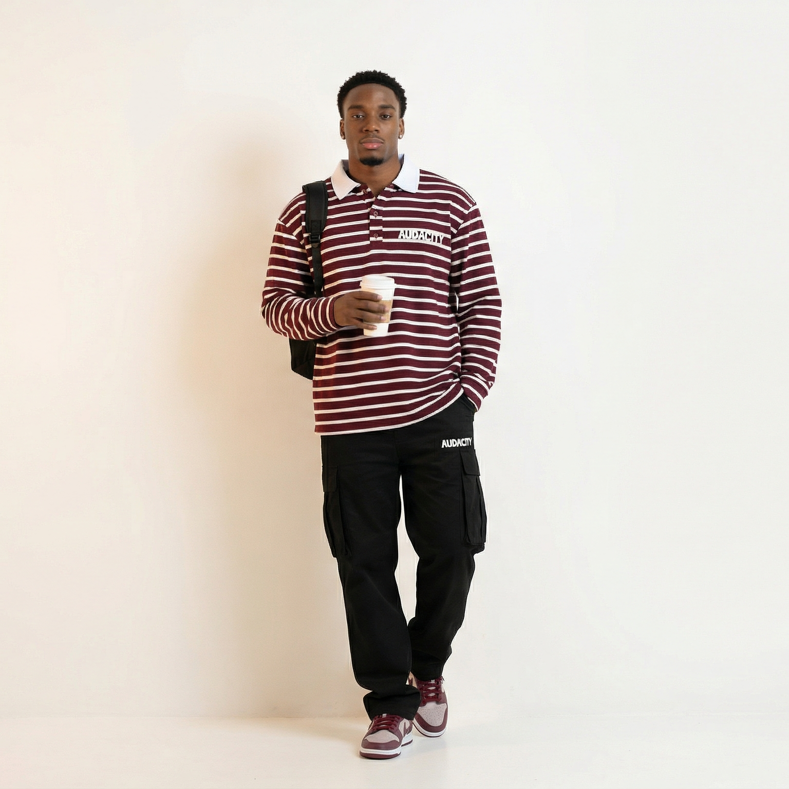 Red & White Audacity Stripes