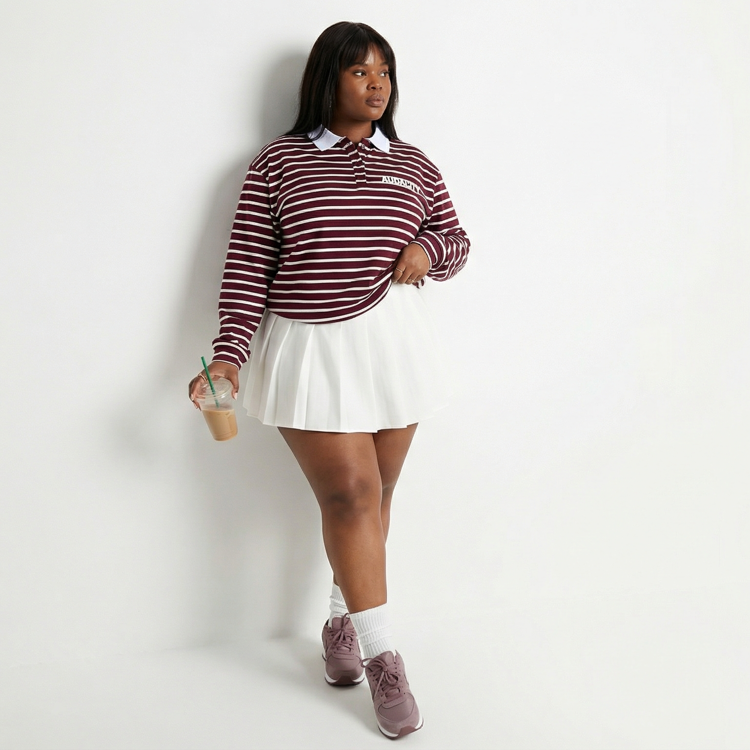 Red & White Audacity Stripes