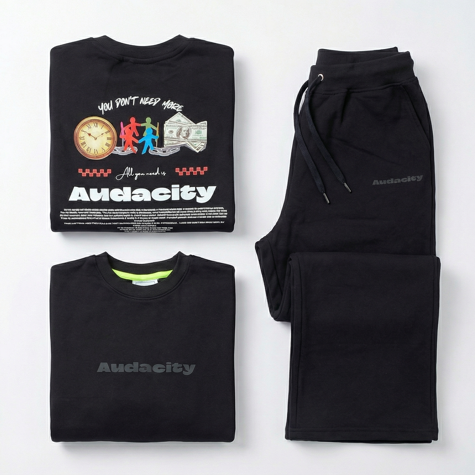 Audacity sweat pieces