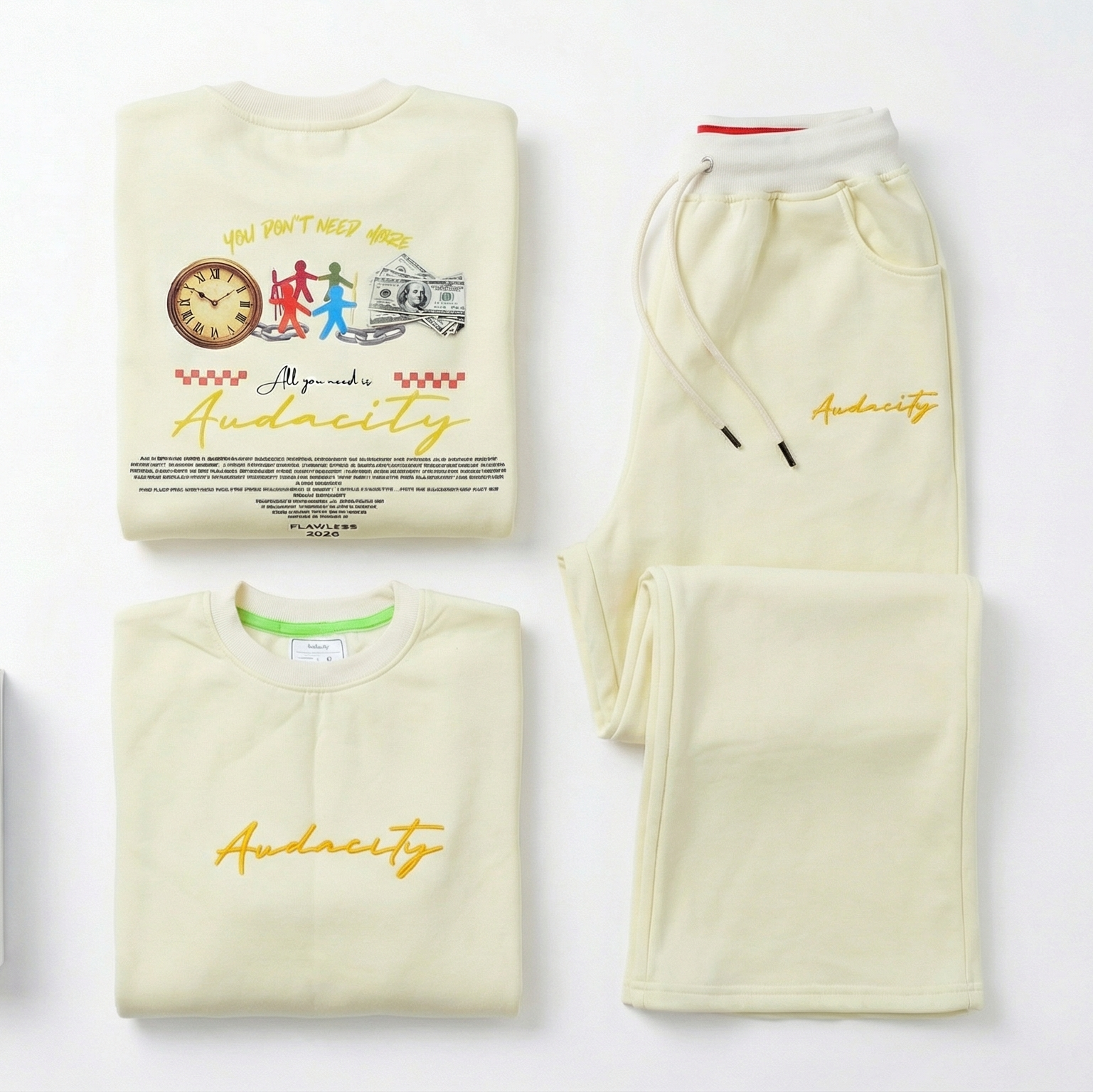 Audacity sweat pieces